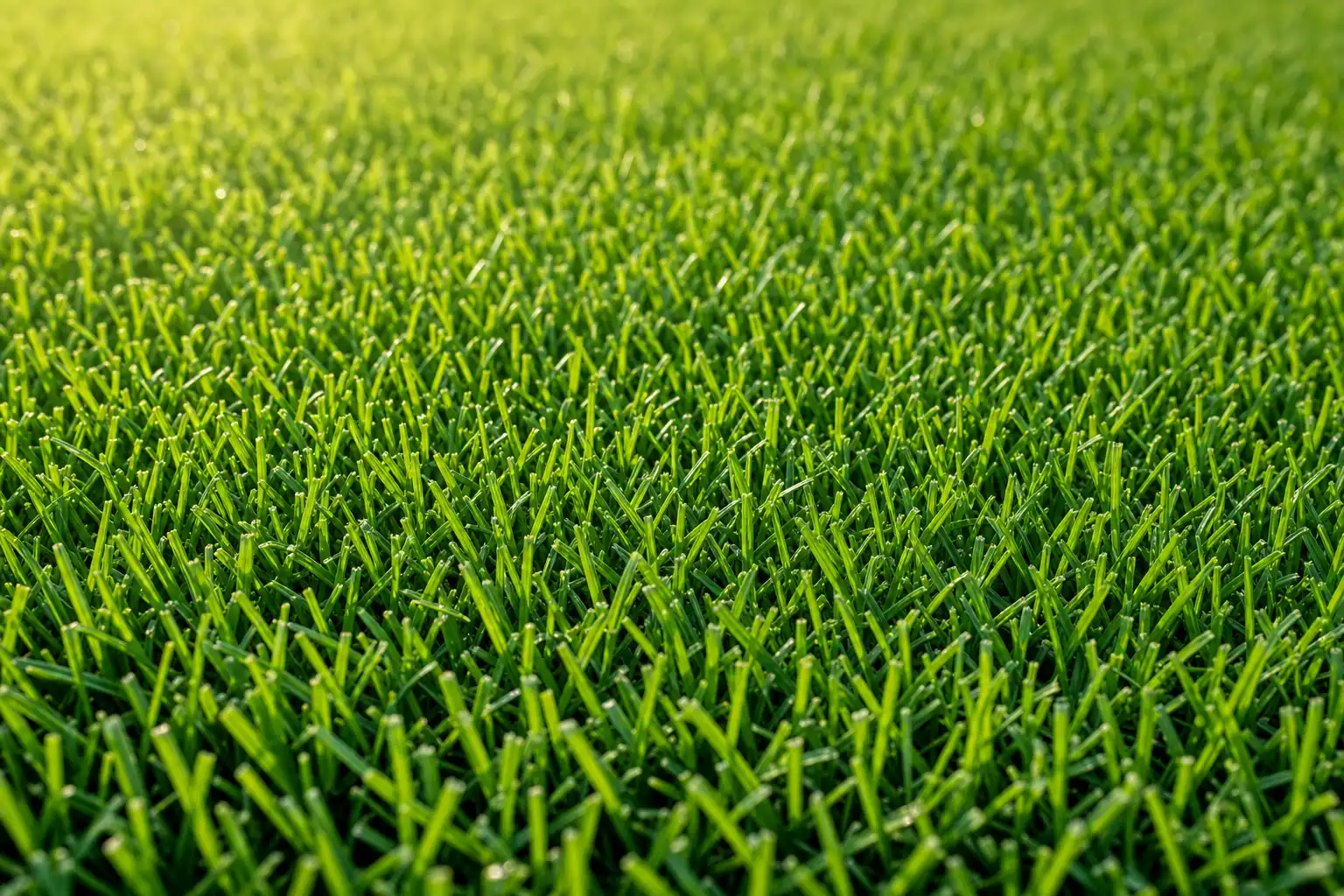 Healthy Bermudagrass lawn with extremely dense fine-textured turf